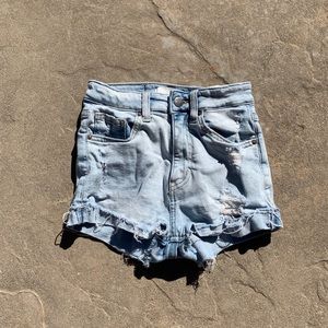 Denim shorts
